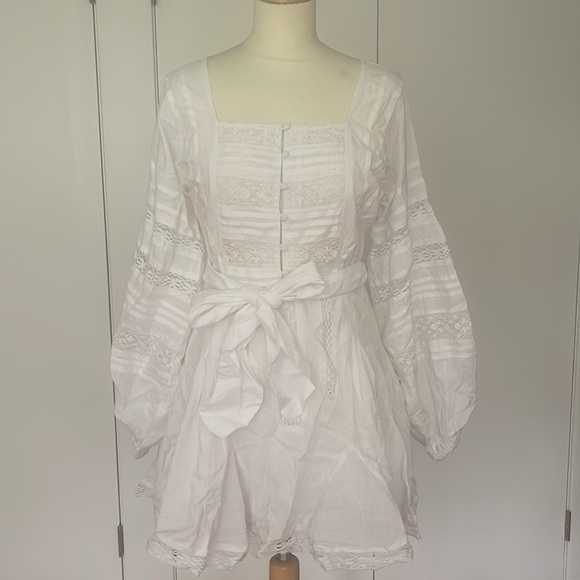 NWT Jen's Pirate Booty Belmont Kelly Mini Dress Gardenia Lace Women's Size XS - Picture 2 of 8